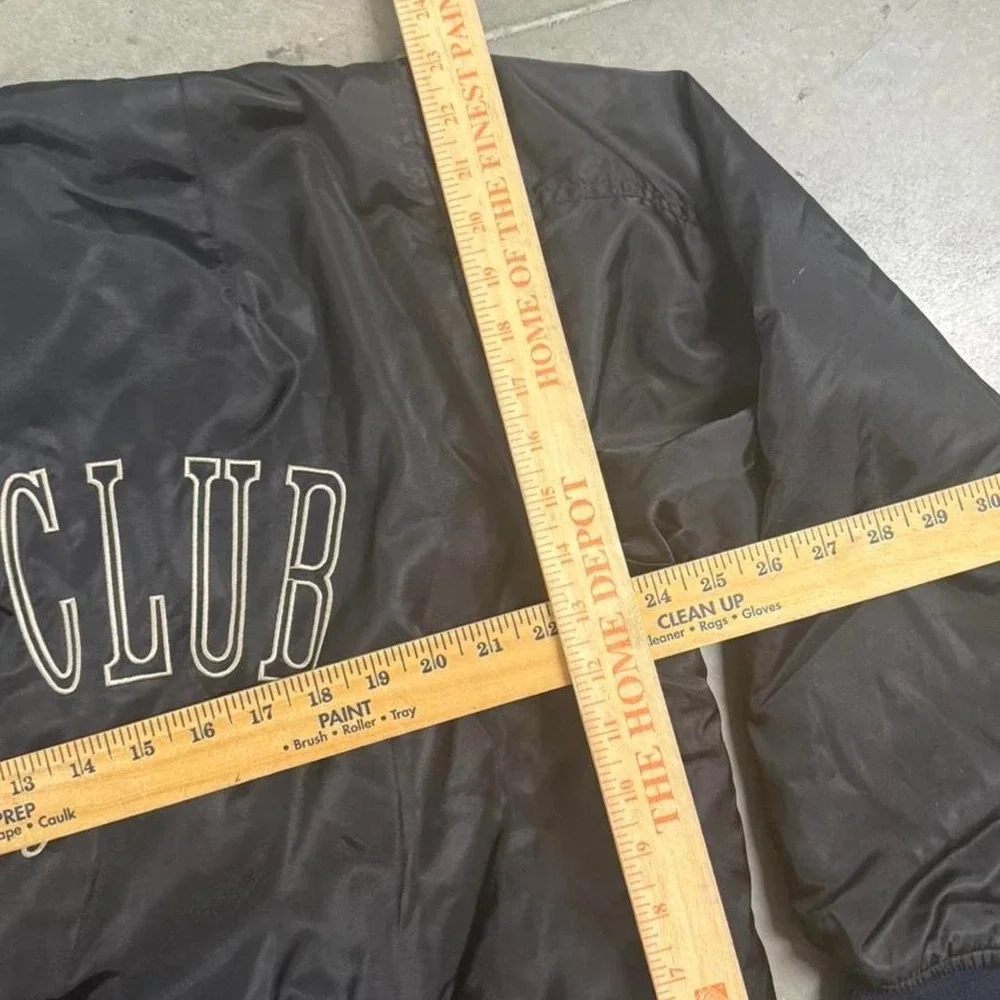 Vintage 90'e Boss Club Racing Embroidered Bomber Style Jacket - Picture 6 of 6